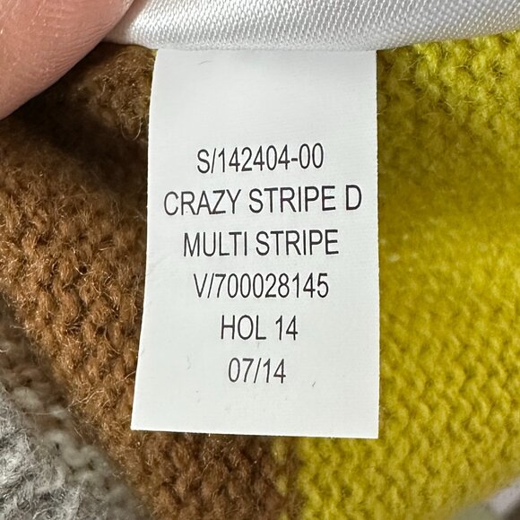 NWT GAP Womens Crazy Stripe Holiday Wool Blend Sweater Dress Size Small - Picture 7 of 10